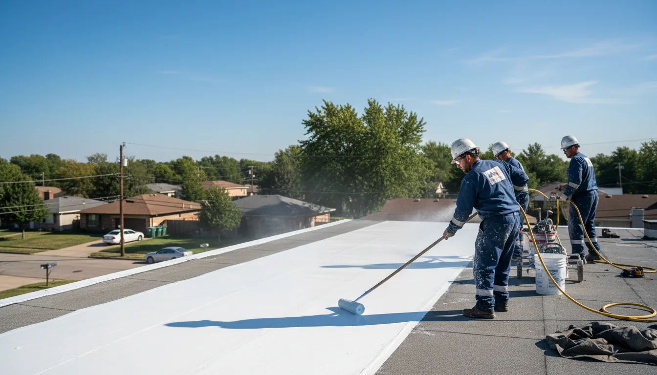 Commercial roof coating in Hampton, NH near me